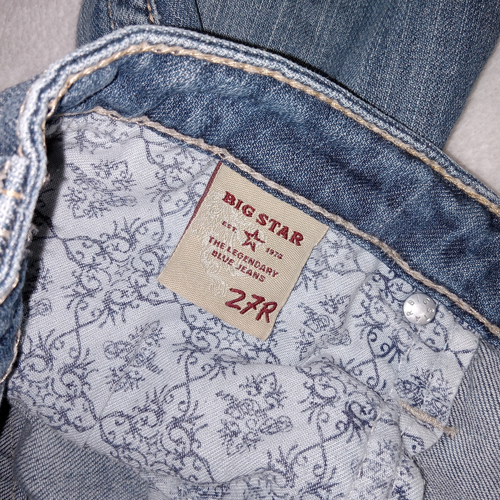 Big Star Maddie Bootcut Jeans Size 27 GUC Y2k Rodeo Western - Picture 14 of 16